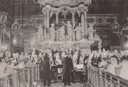 Union mit gastgebenden Chor in der Friedenskirche